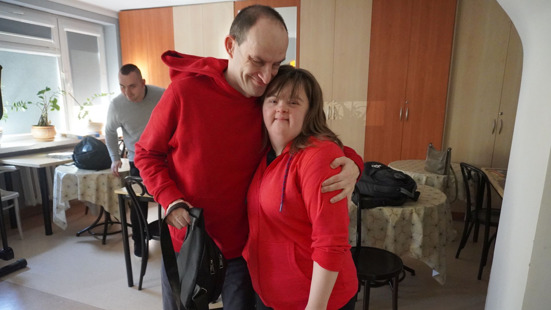 Uczestnik Paweł i Sylwia podczas dyskoteki ostatkowej 2025.
