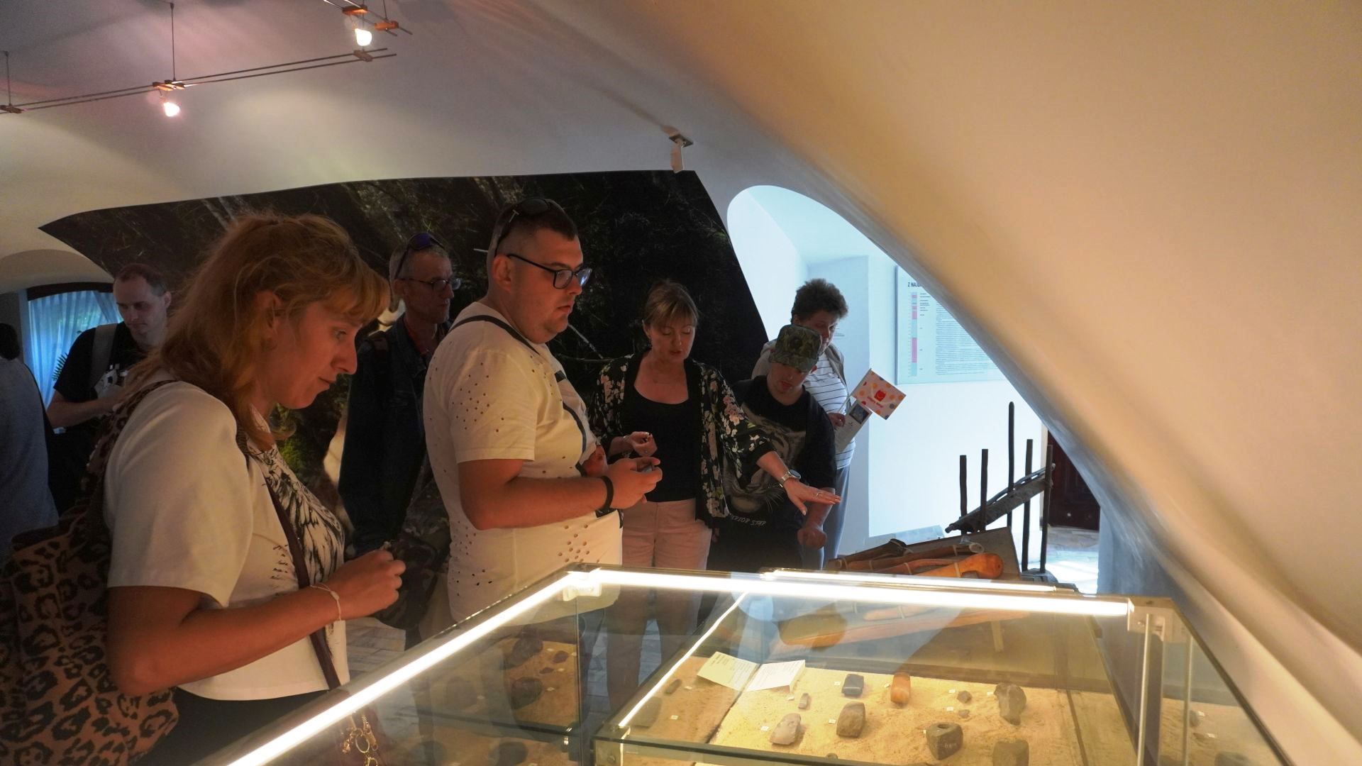 Uczestnicy naszego Domu podczas zwiedzania Muzeum Regionalnego w Siedlcach.